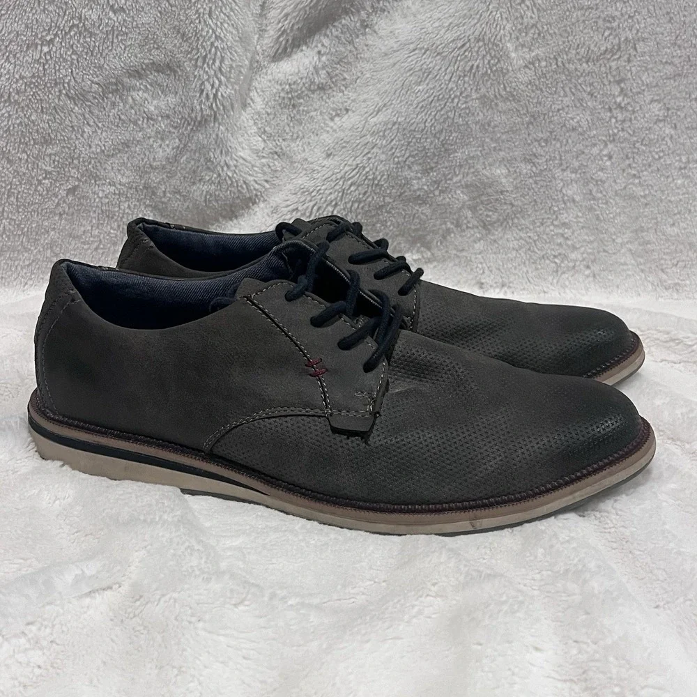 London Underground Chunky Brogue Brown Lace Up Dress Shoes‎ Men's USA 9 M EC